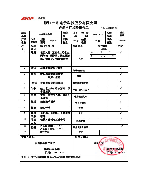 P197-24A 六类配线架