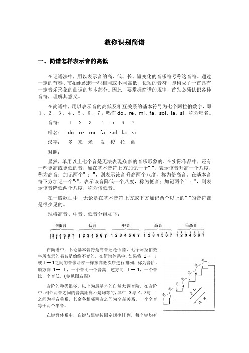 简谱入门教程