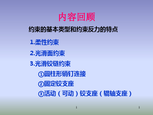 工程力学第三章 受力分析(课堂PPT)