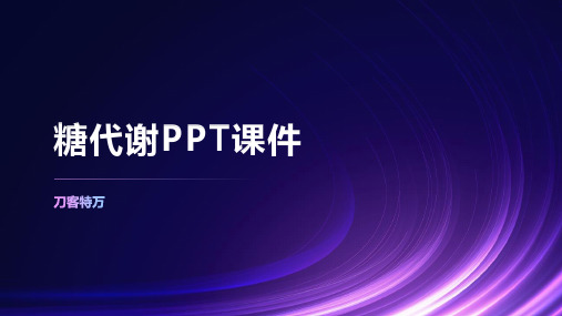 糖代谢PPT课件