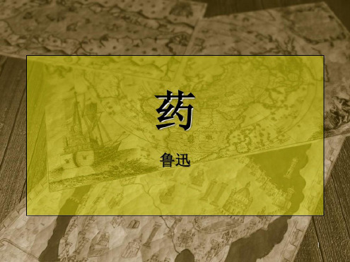 培训学习资料-鲁迅《药》精美-2022年学习资料