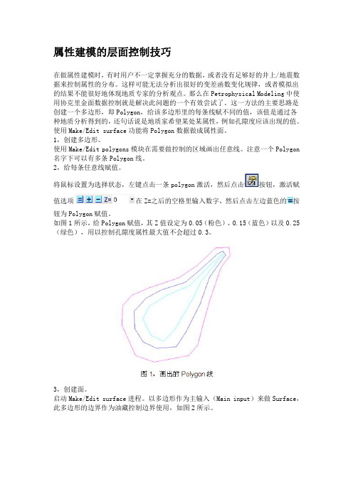 [Petrel2014使用技巧]属性建模的层面控制技巧