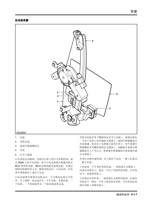 汽车玻璃升降器与DDM原理