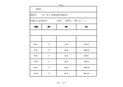 办公室装饰预算.xls