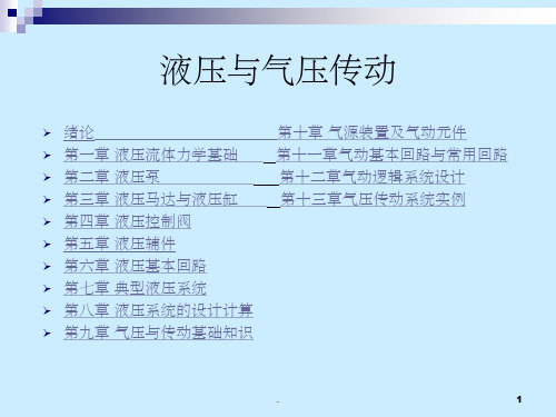 液压插装阀知识ppt课件