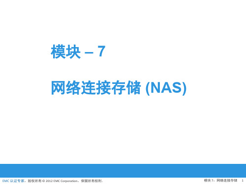 网络存储 第7章 网络连接存储 (NAS) 