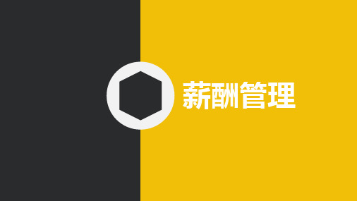 20薪酬管理-战略薪酬管理