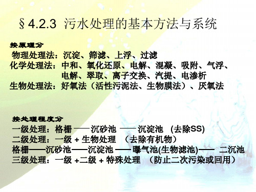 给排水科学与工程概论课件第4章(中)