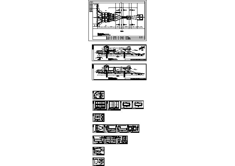 某排涝闸泵站CAD图