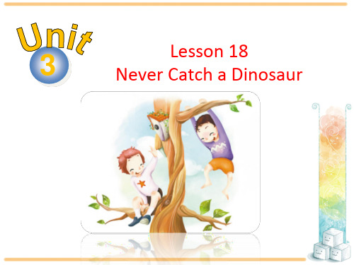 Lesson 18 Never Catch a Dinosaur