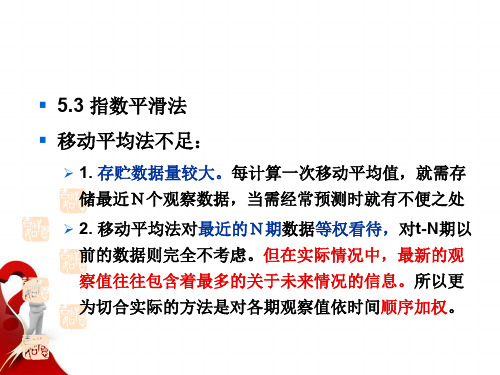 管理预测5.3 指数平滑法