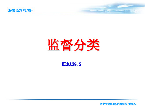 图示监督分类ERDAS9.2