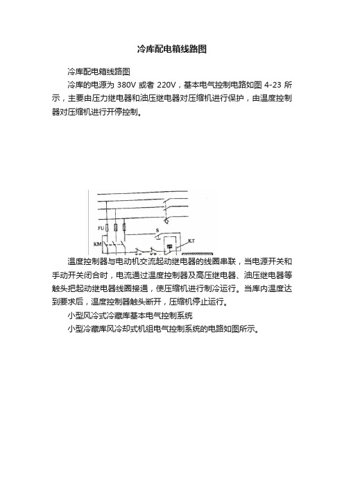 冷库配电箱线路图