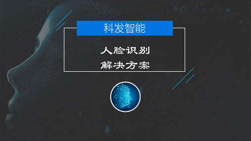 人脸识别 解决方案