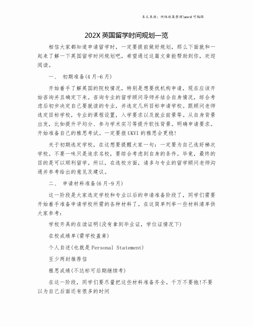 202X英国留学时间规划一览.doc