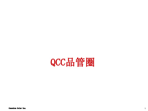 QCC品管圈-2018年