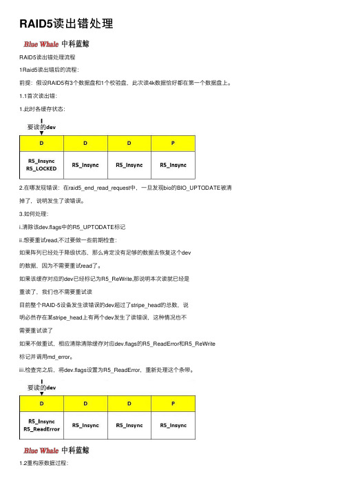 RAID5读出错处理