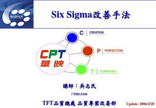 SixSigma改善手法v3PPT课件