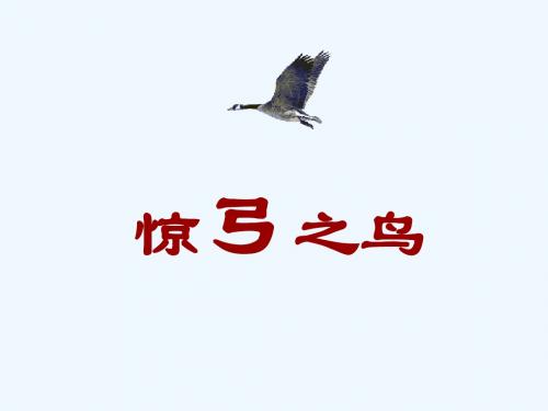 语文人教版三年级下册《惊弓之鸟》PPT