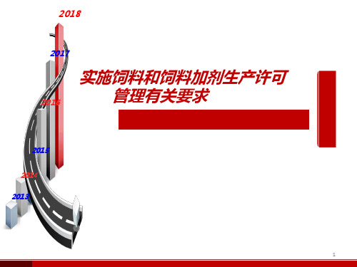 最新饲料和饲料添加剂生产许证办理的有关要求ppt课件