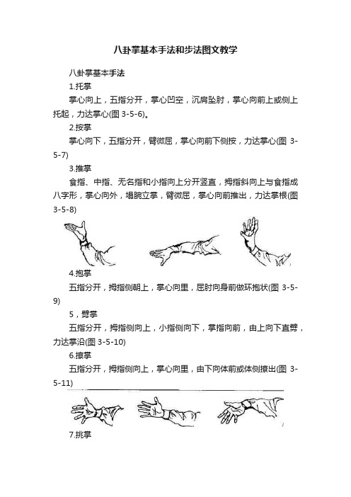 八卦掌基本手法和步法图文教学