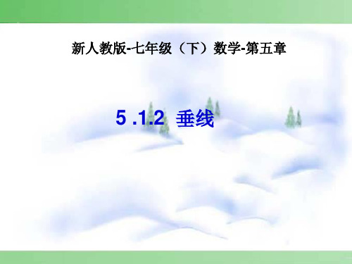 新课标七年级下册数学5.1.2垂线