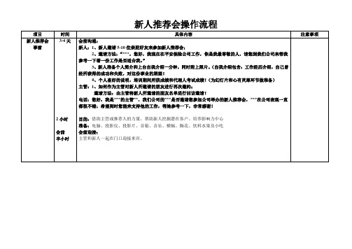 新人推荐会操作流程(修改版)