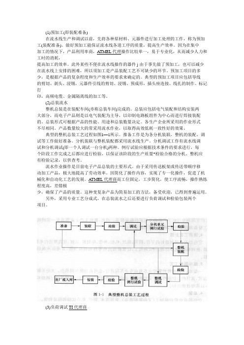 电子产品整机制造工艺