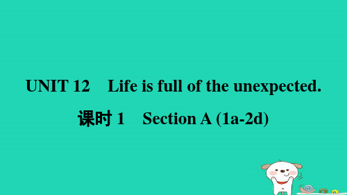 安徽省2024九年级英语全册Unit12课时1SectionA1a_2d课件新版人教新目标版