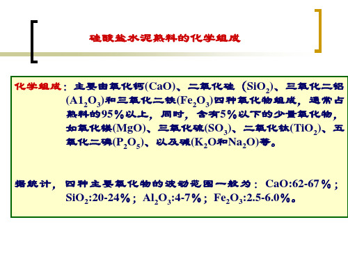 水泥熟料形成过程.