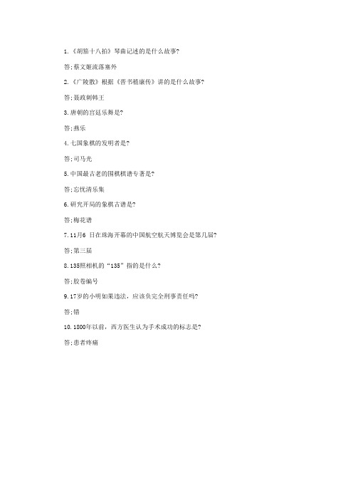 2015年福建事业单位公基复习资料:备考常识冲刺题一
