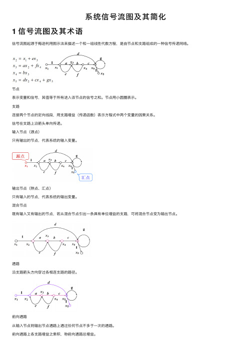 系统信号流图及其简化