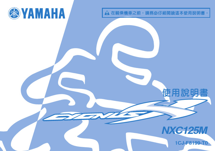 Yamaha 新劲战使用说明书