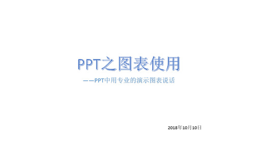 PPT中用专业的演示图表说话