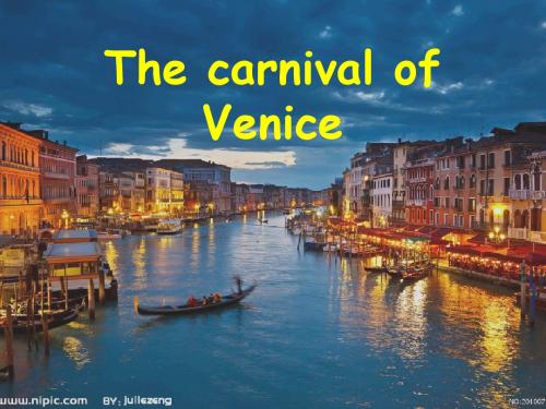 The venice carnival