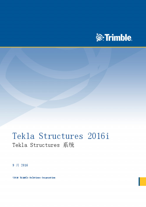 Tekla Structures 系统 i教程