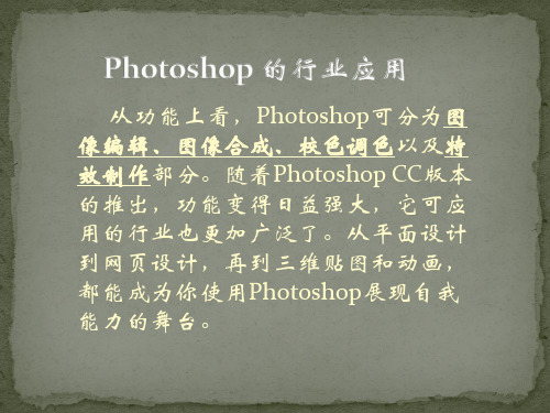 Photoshop CC概述