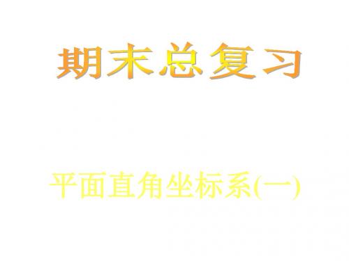 平面直角坐标系1