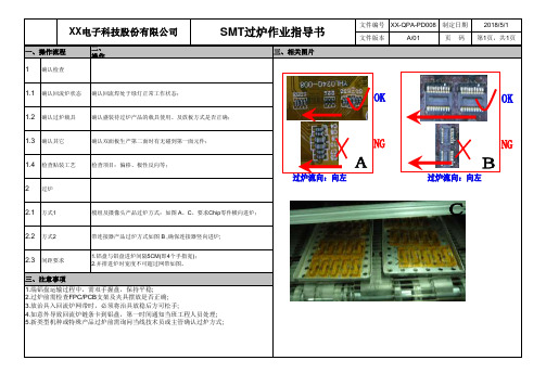 SMT过炉作业指导书