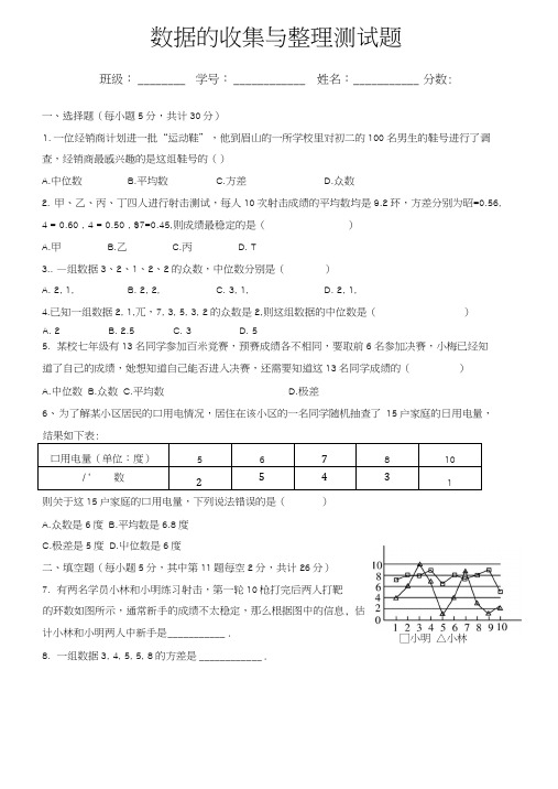 数据的收集与整理测试卷.docx