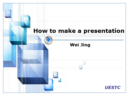 How to make a presentation