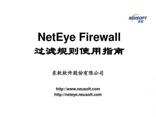 NetEye FW 过滤规则配置