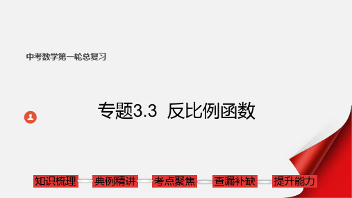  反比例函数2024年中考数学第一轮总复习