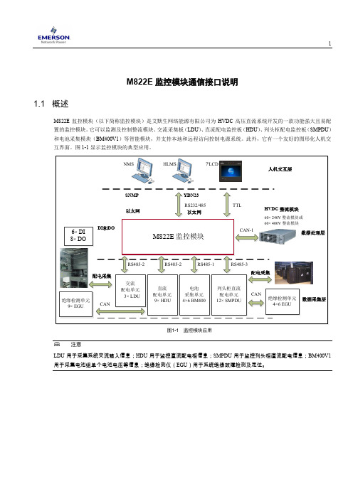 高压直流系统远程通信接口