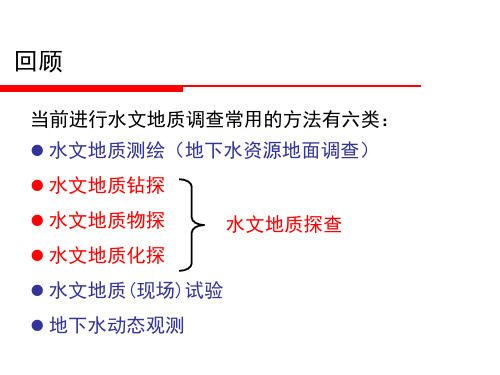 专门水文地质学PPT课件(共12章)第三章水文物探