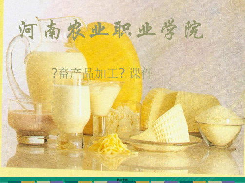 发酵乳制品培训课件(共38张PPT)