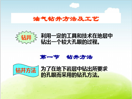 油气钻井方法及工艺课件PPT(共 60张)