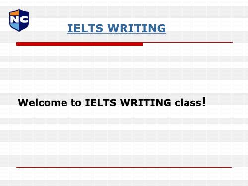 雅思写作讲座(新航道)lesson 1