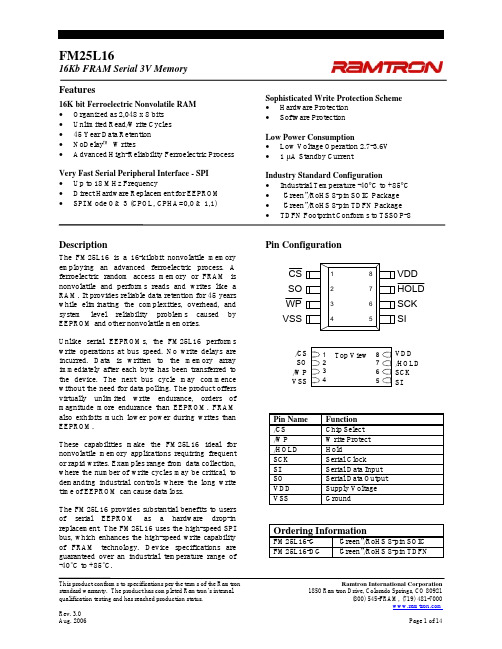 FM25L16_06中文资料