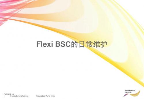 Flexi_BSC_日常维护